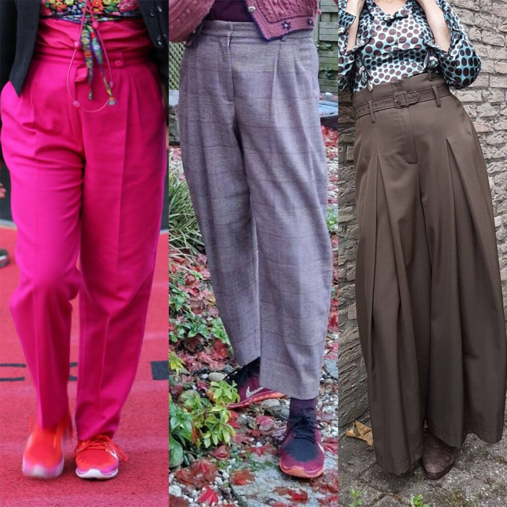 omarm de wijde broek
